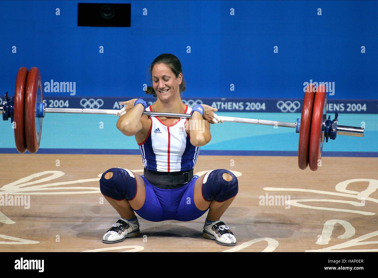 MICHAELA BREEZE GRAN BRETAGNA Atene GRECIA 16 Agosto 2004 Foto Stock