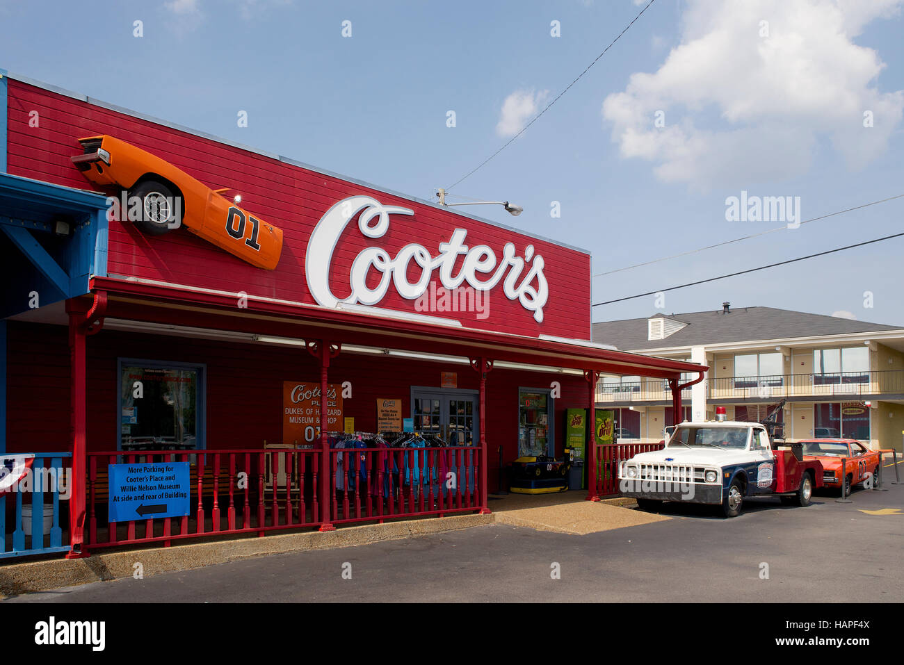 Cooter il luogo sulla musica Valley Drive, Tennessee, Stati Uniti d'America. Foto Stock
