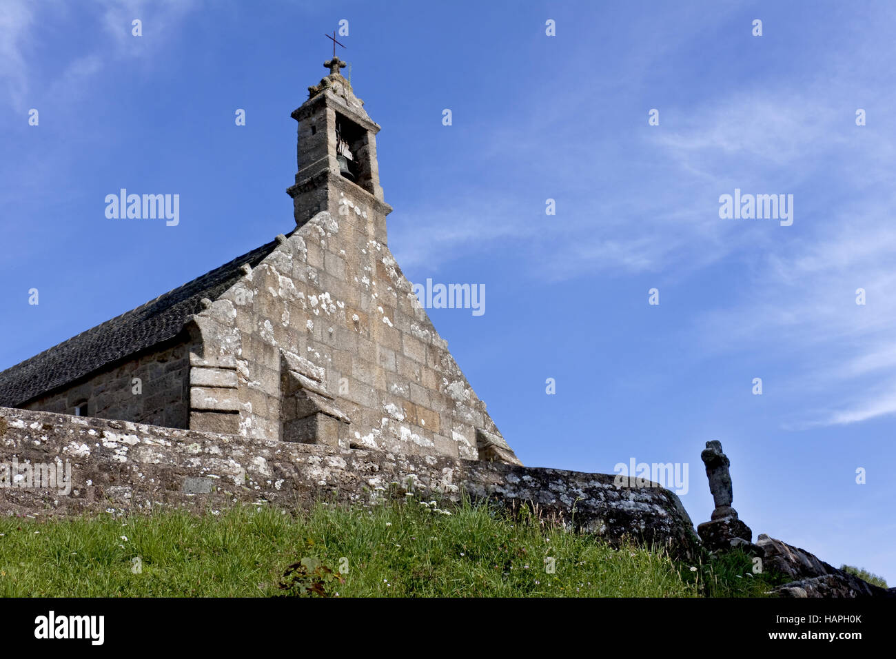 Kapelle in Port Blanc Foto Stock