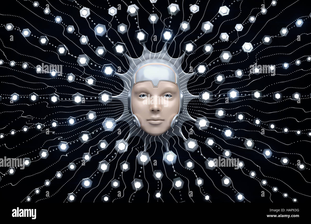 Intelligenza artificiale Foto Stock