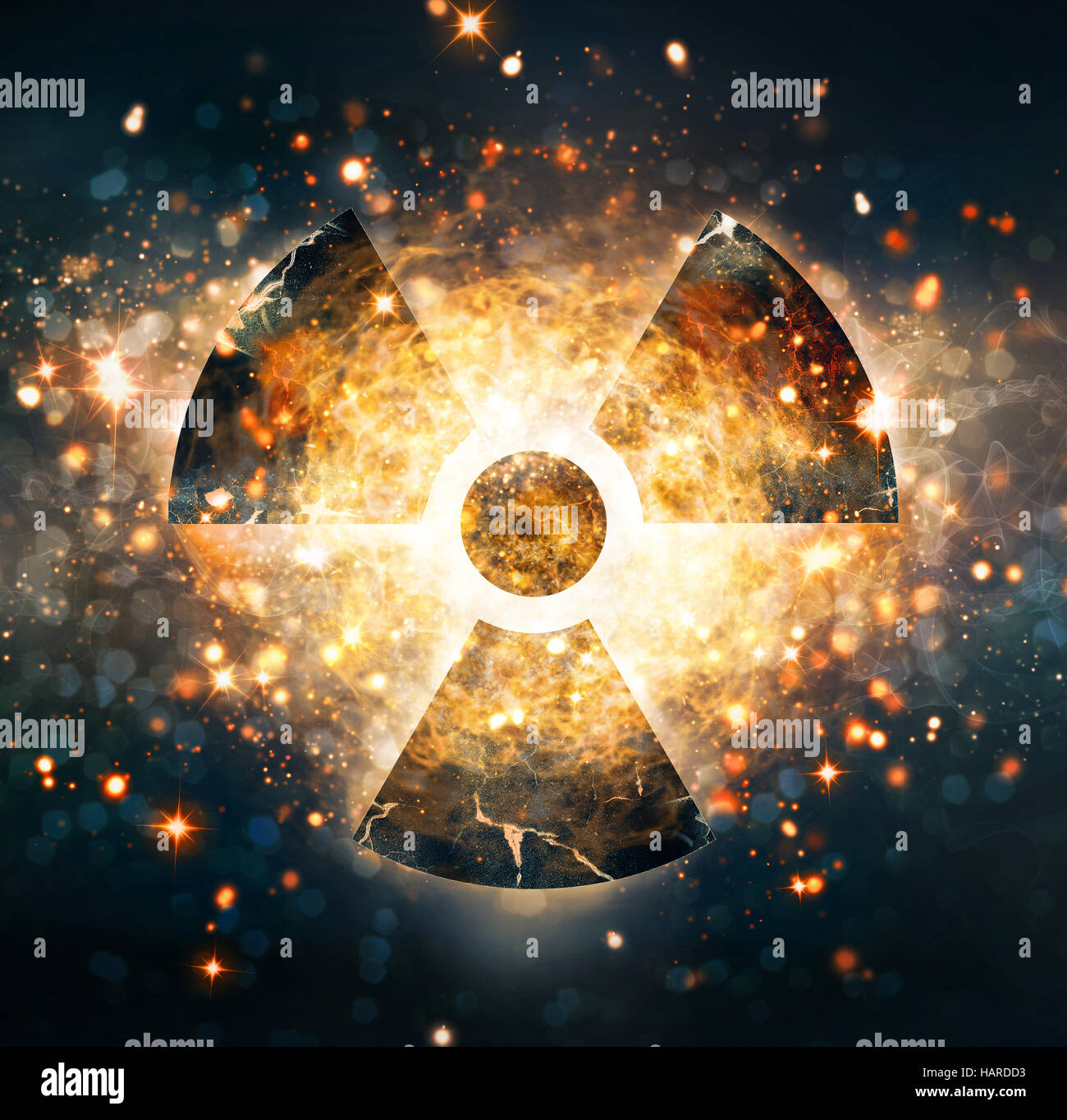 Esplosione nucleare Foto Stock