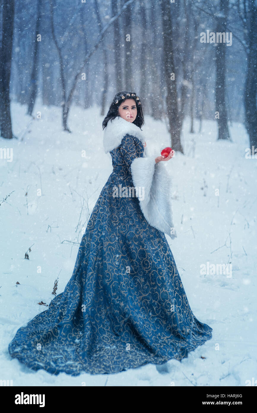 Ritratto di Snow White Foto Stock