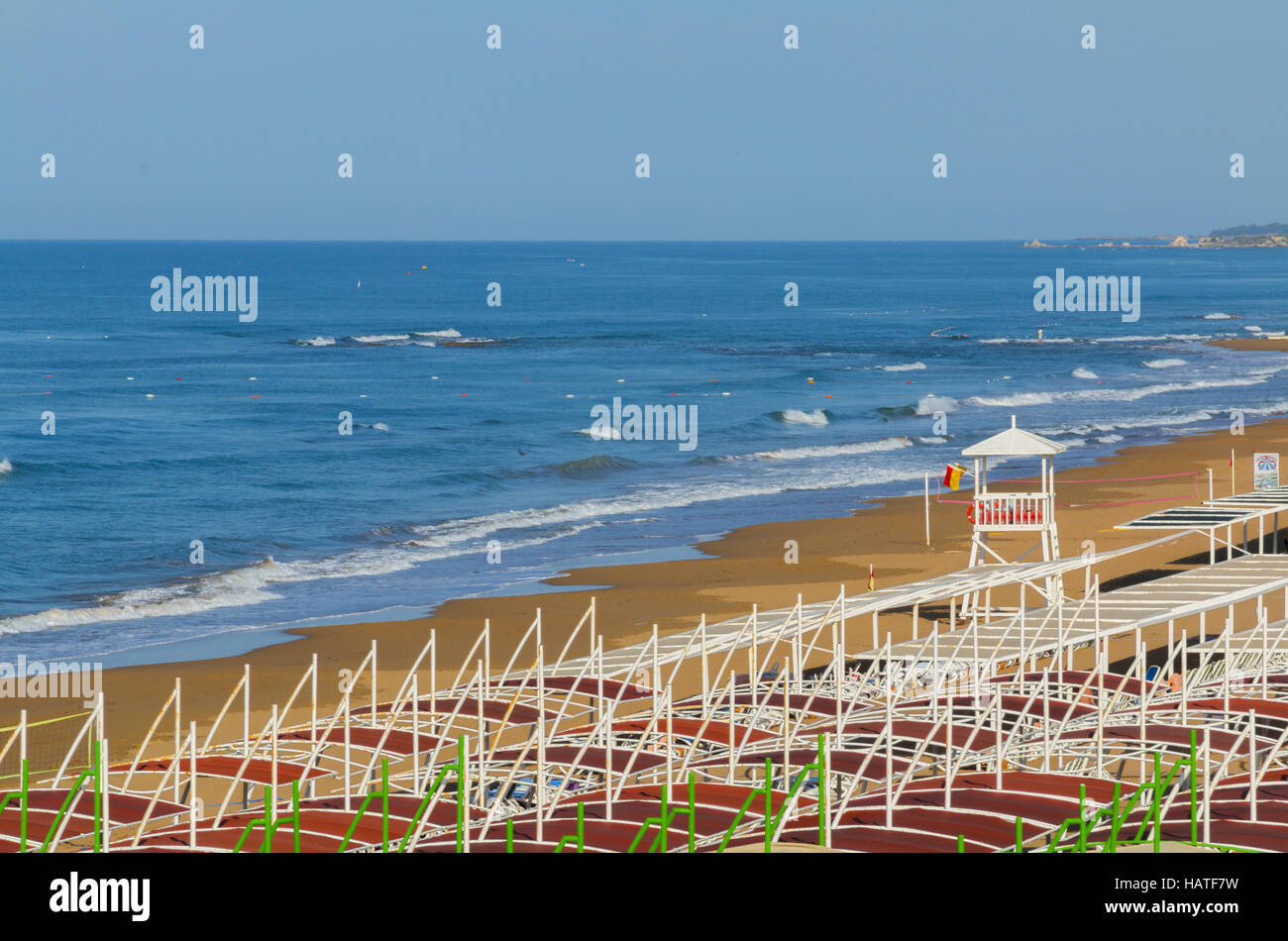 La spiaggia del mare Foto Stock