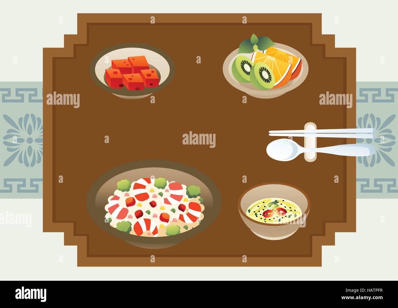 Illustrazione e pittura dipinti Illustrazione Vettoriale