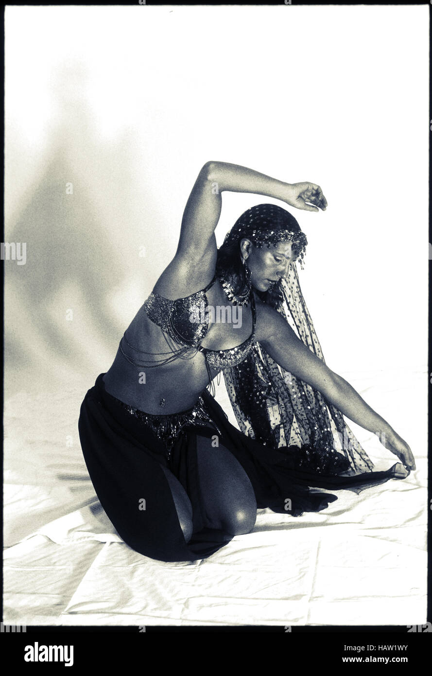 Danzatrice del ventre Foto Stock