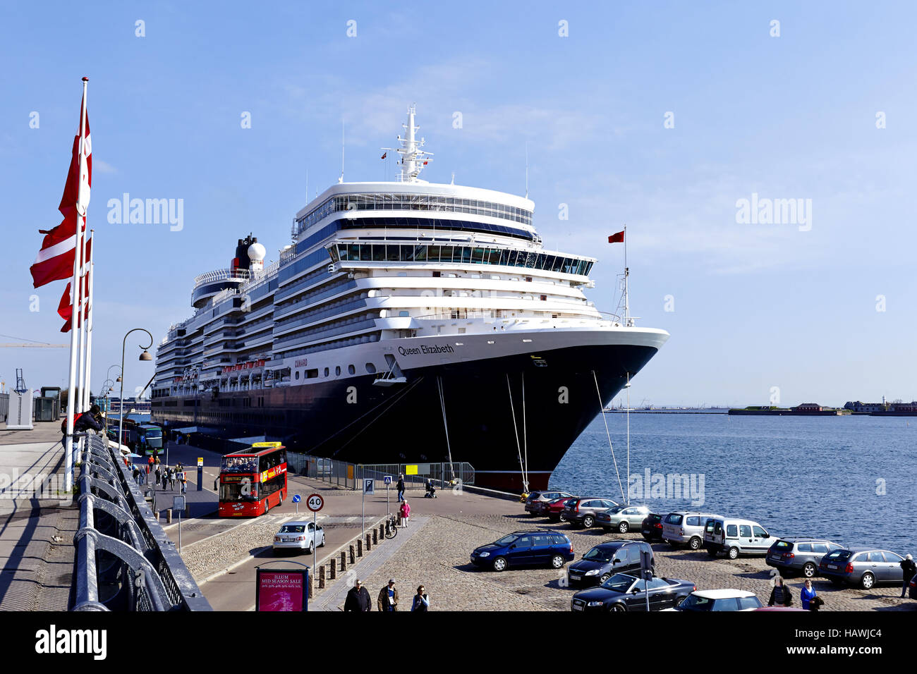 Il porto di Copenaghen, Danimarca Foto Stock