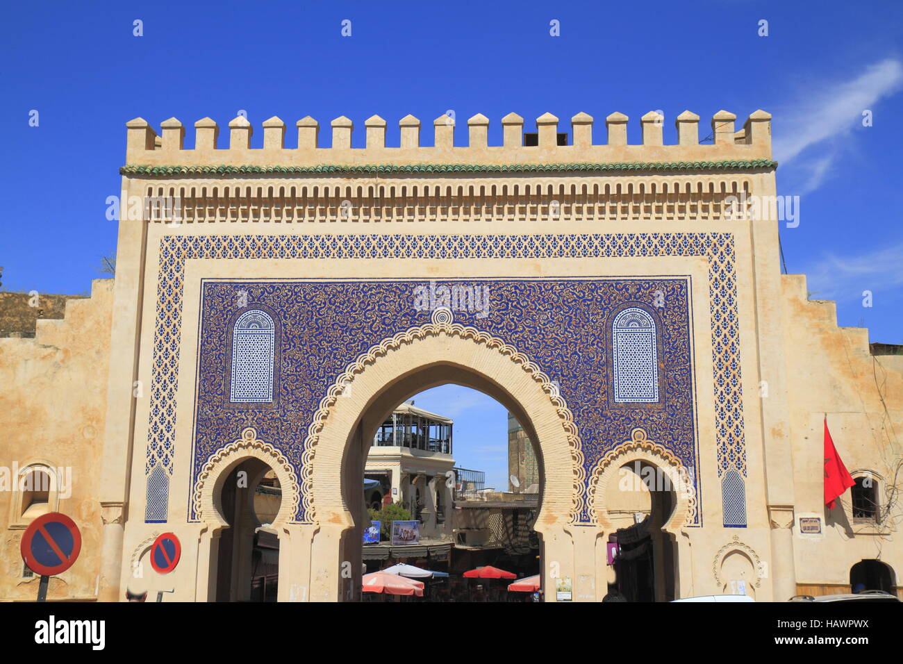 Bab Bou Jeloud Foto Stock