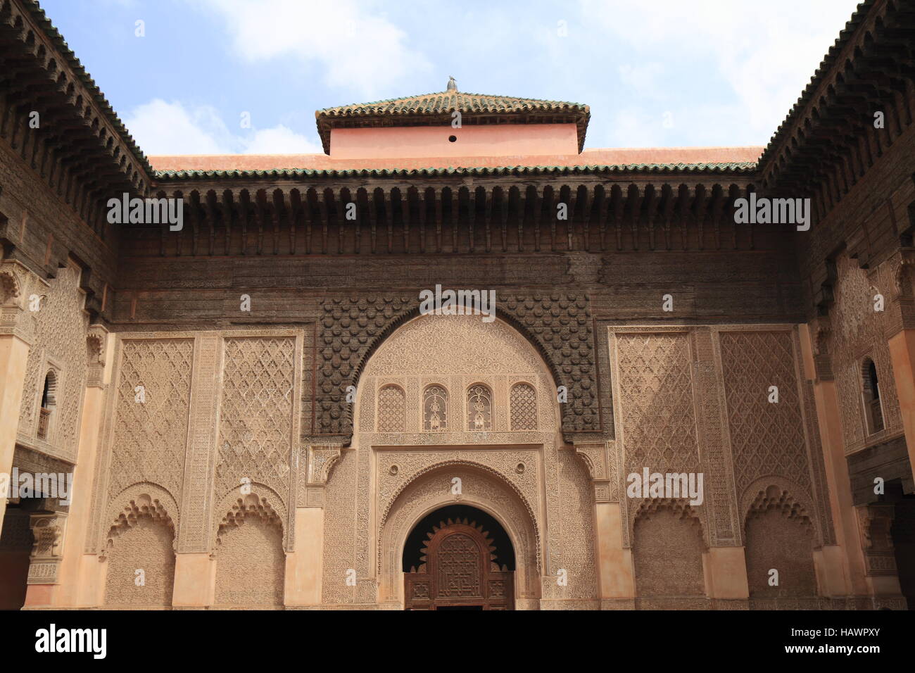 Madrasa Ben Youssef Foto Stock