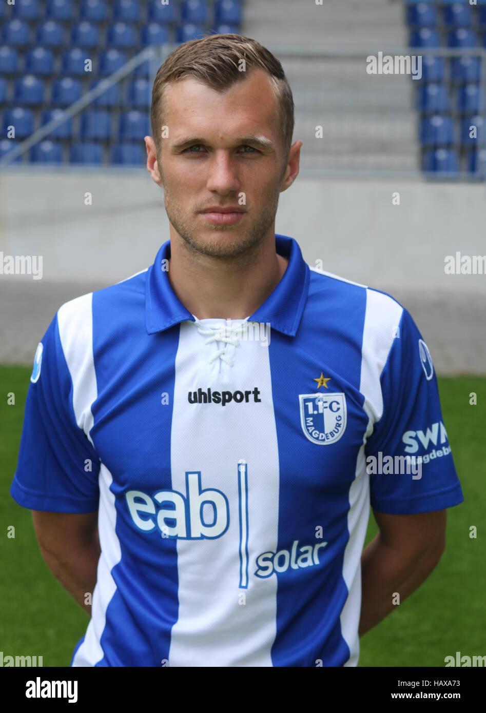 Patrick Bärje (1.FC Magdeburg) Foto Stock