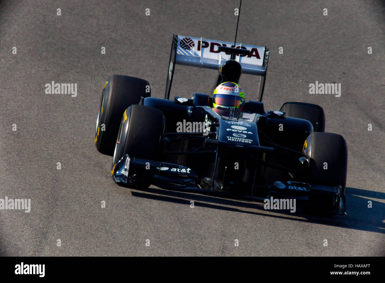 Il team Williams F1, Pastor Maldonado, 2011 Foto Stock