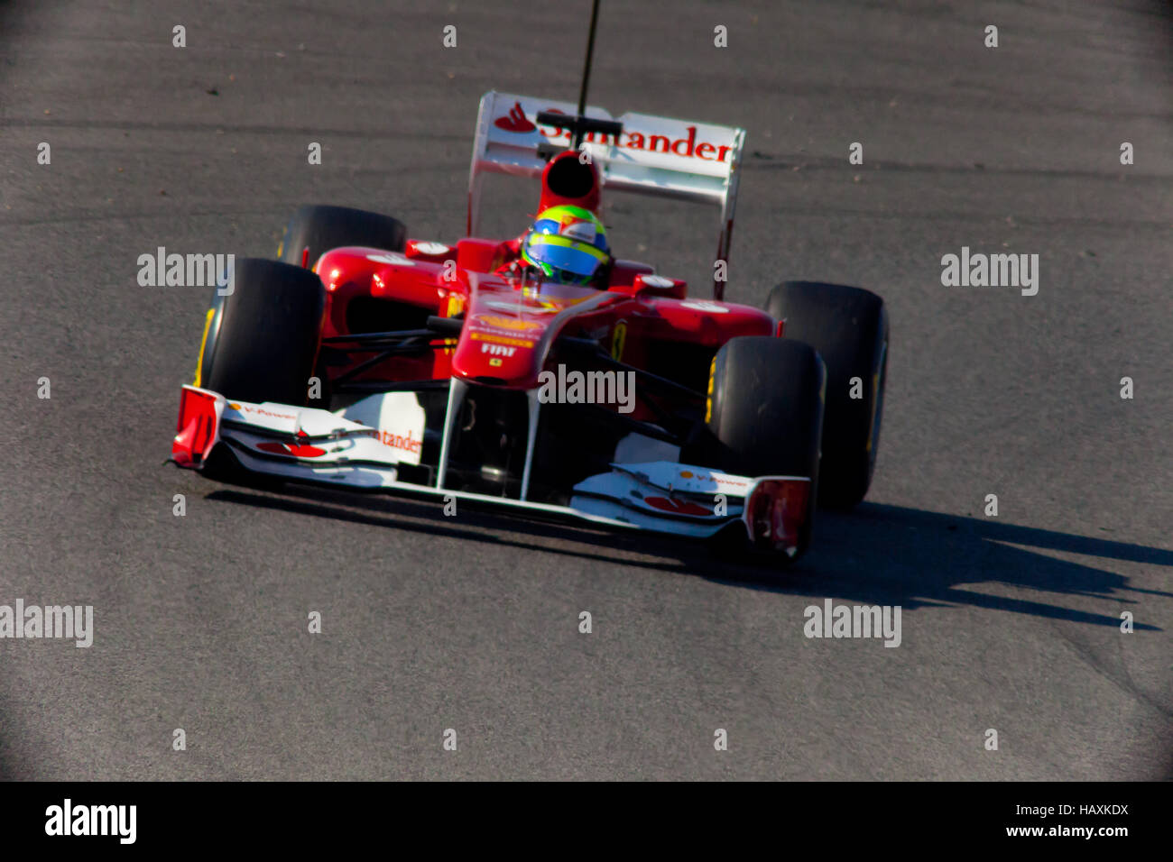 Il team Ferrari di F1, Felipe Massa, 2011 Foto Stock