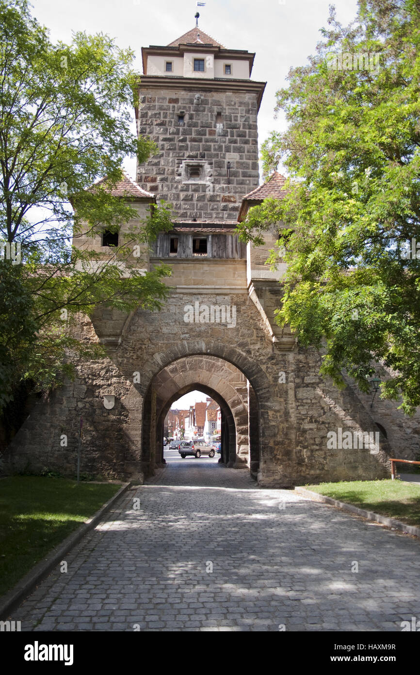 OT di Rothenburg Foto Stock