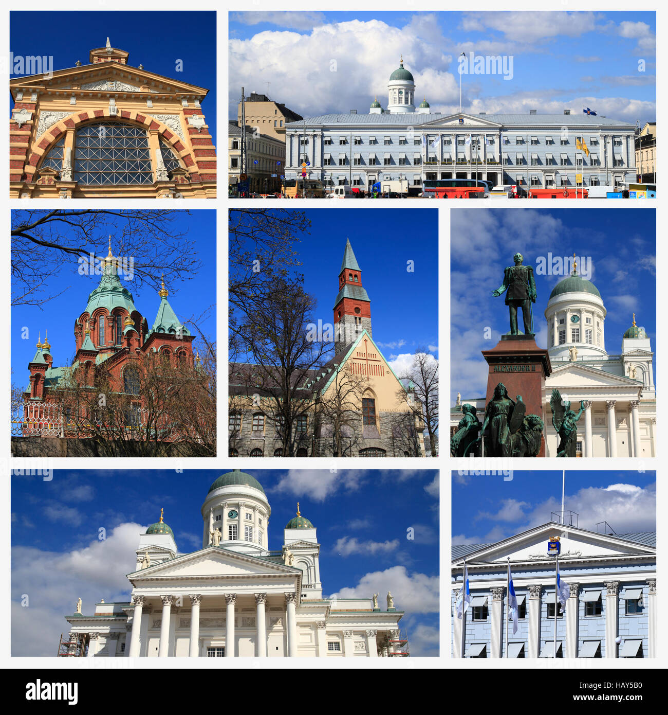 Impressioni di Helsinki Foto Stock