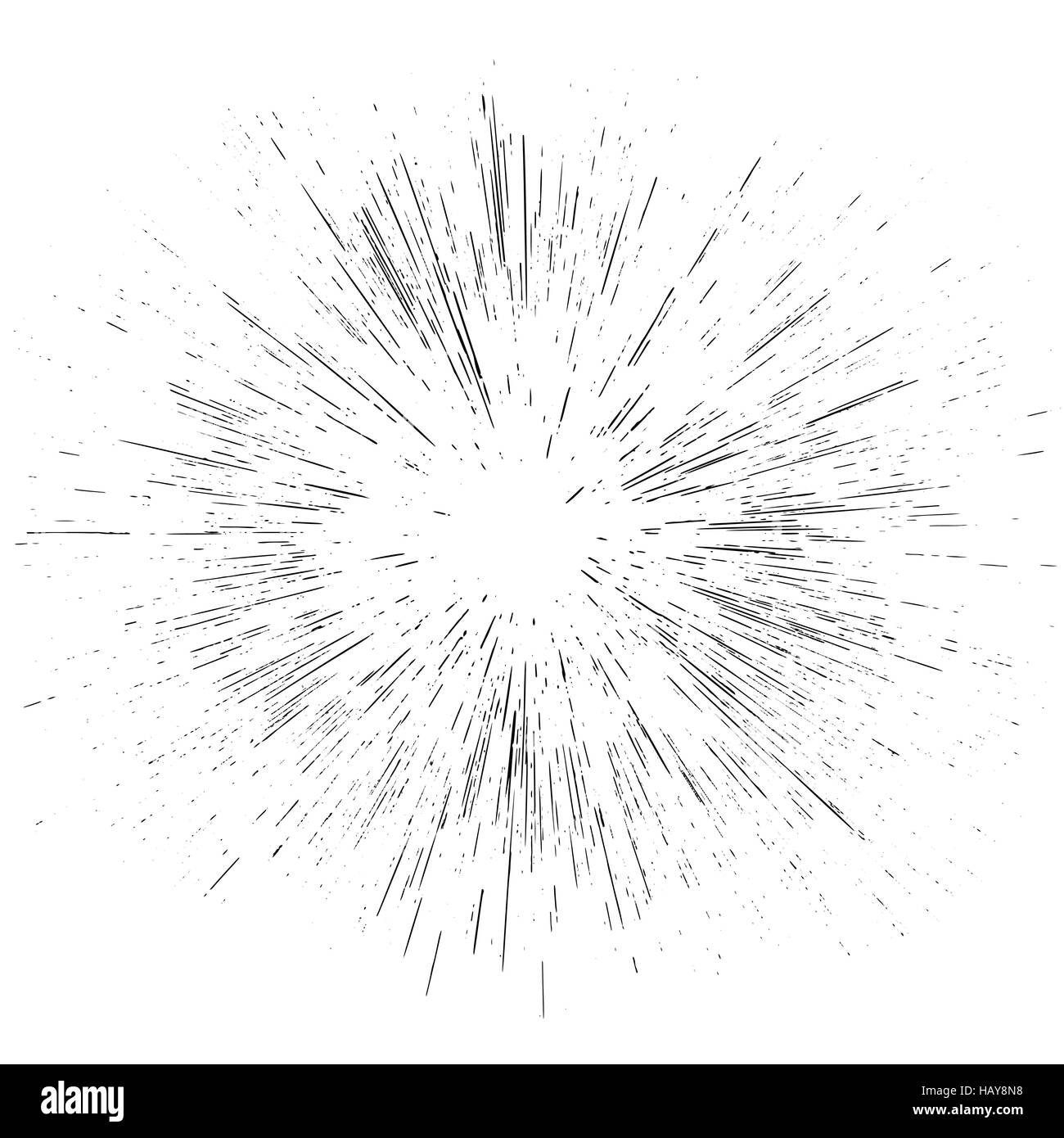 La velocità di movimento delle linee nere. EPS 10 Illustrazione Vettoriale