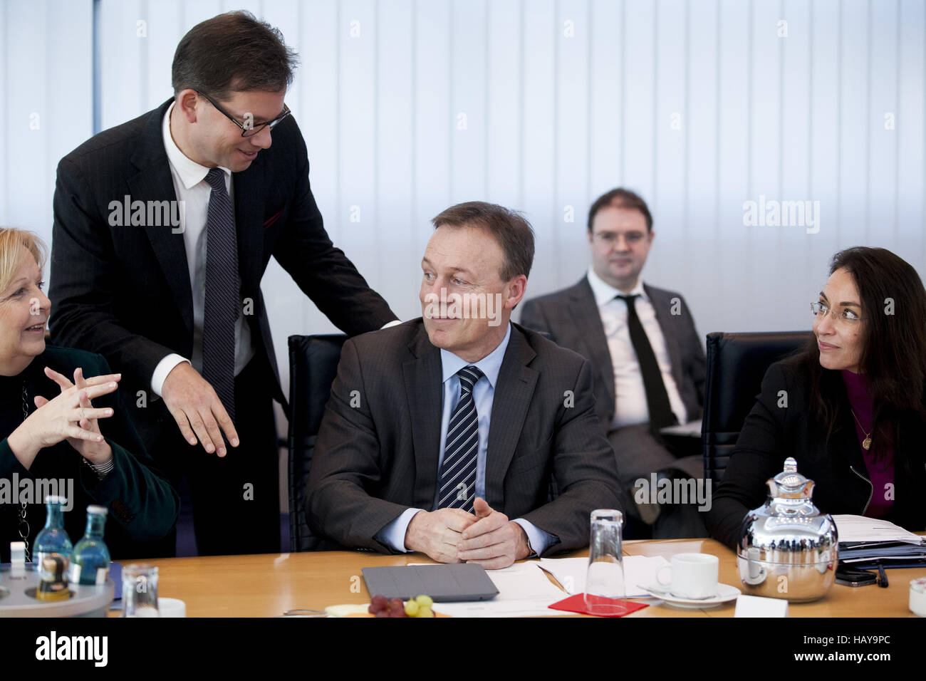 SPD leadership meeting Foto Stock