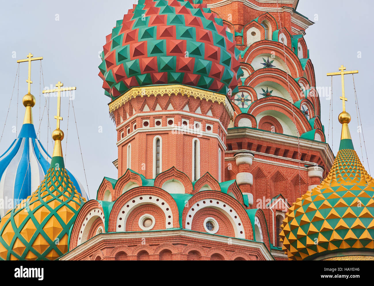 Cattedrale di San Basilio Piazza Rossa di Mosca, Russia Foto Stock