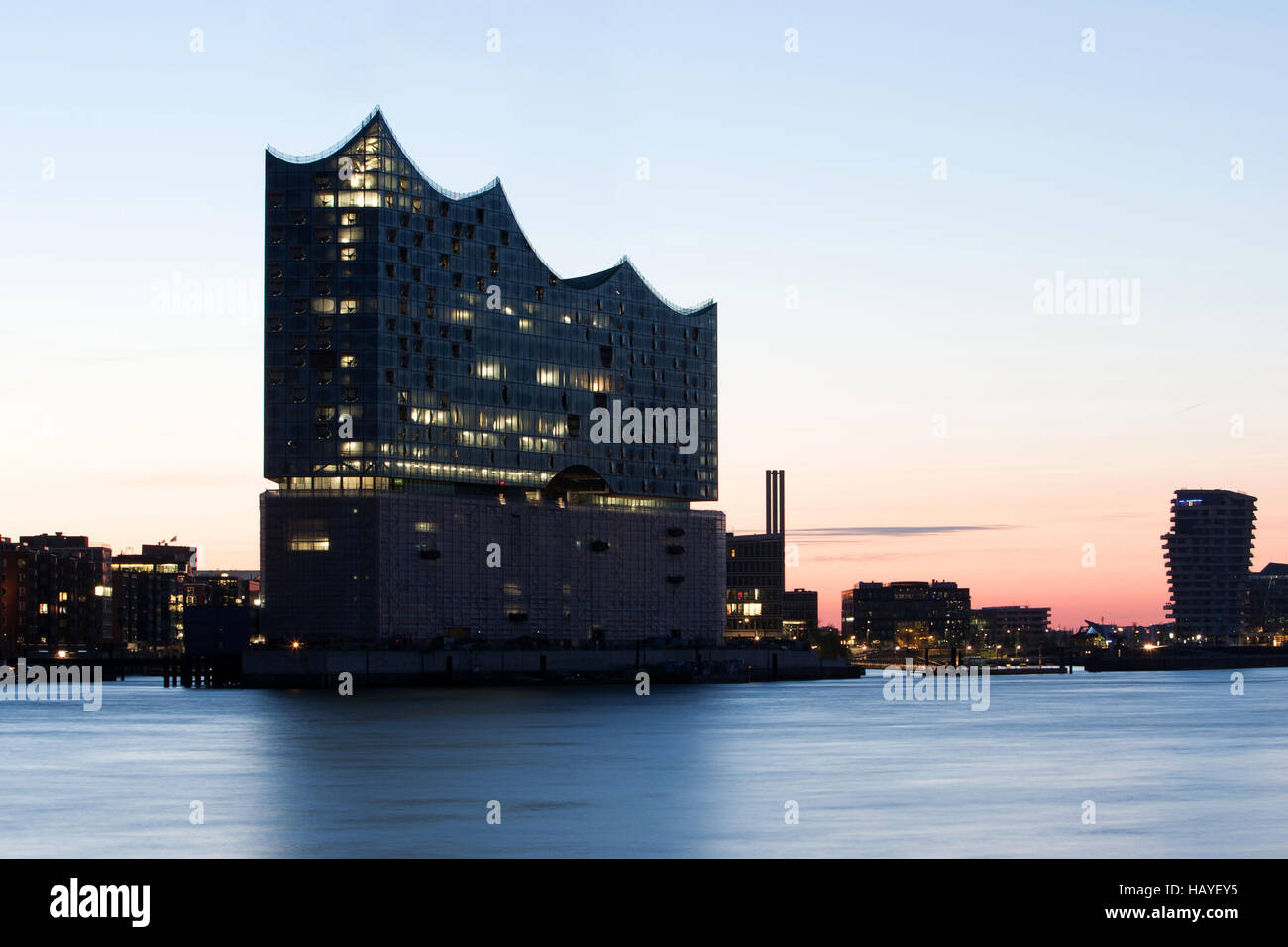 Elbphilharmonie di Amburgo Foto Stock
