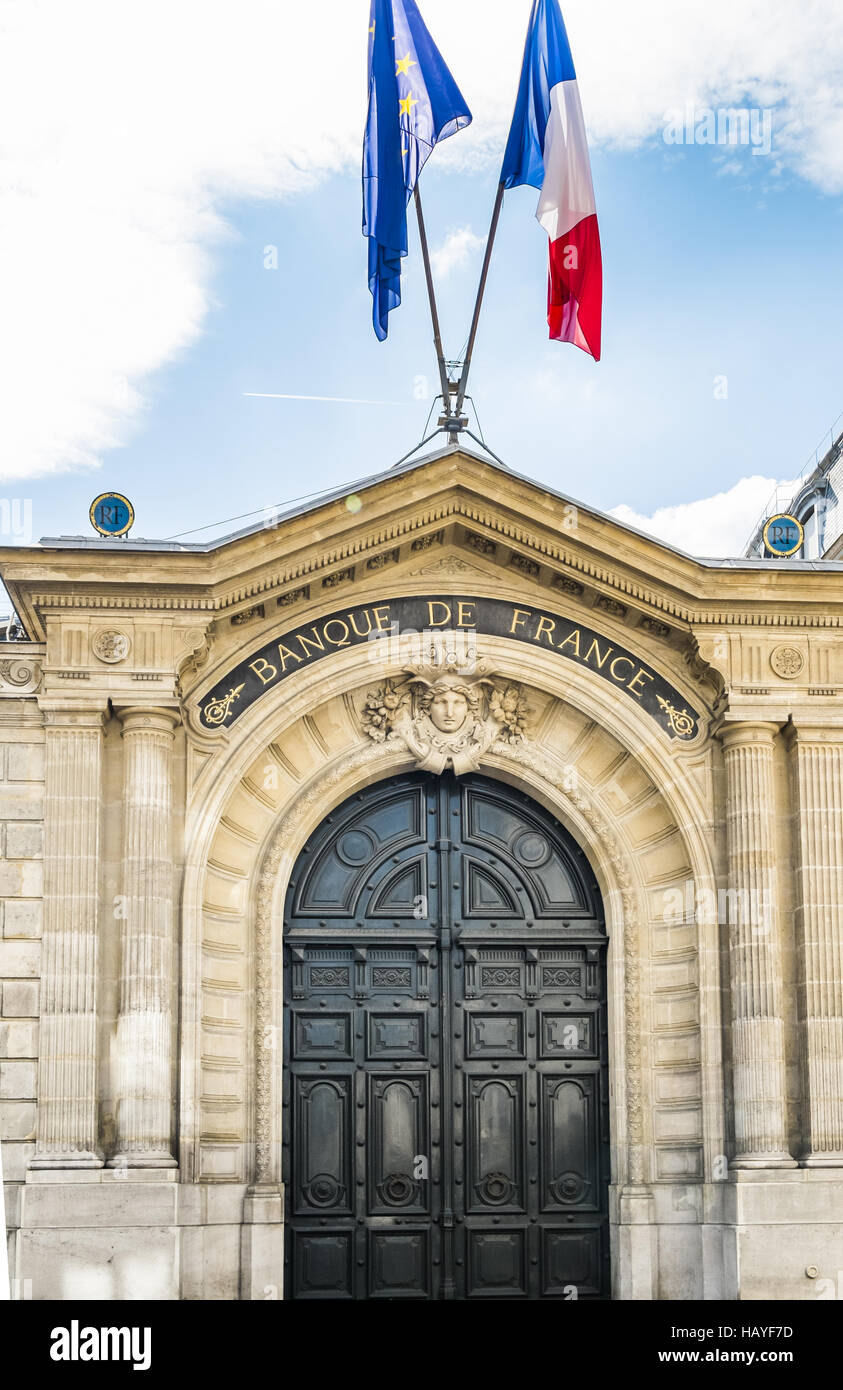 La Banque de France Foto Stock