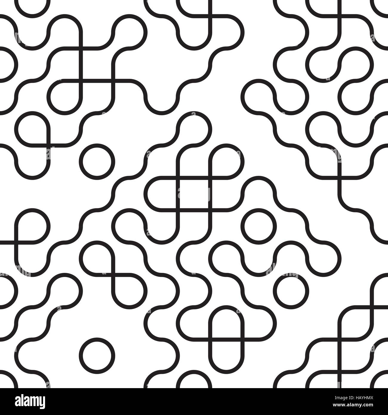 Linee su sfondo bianco Illustrazione Vettoriale