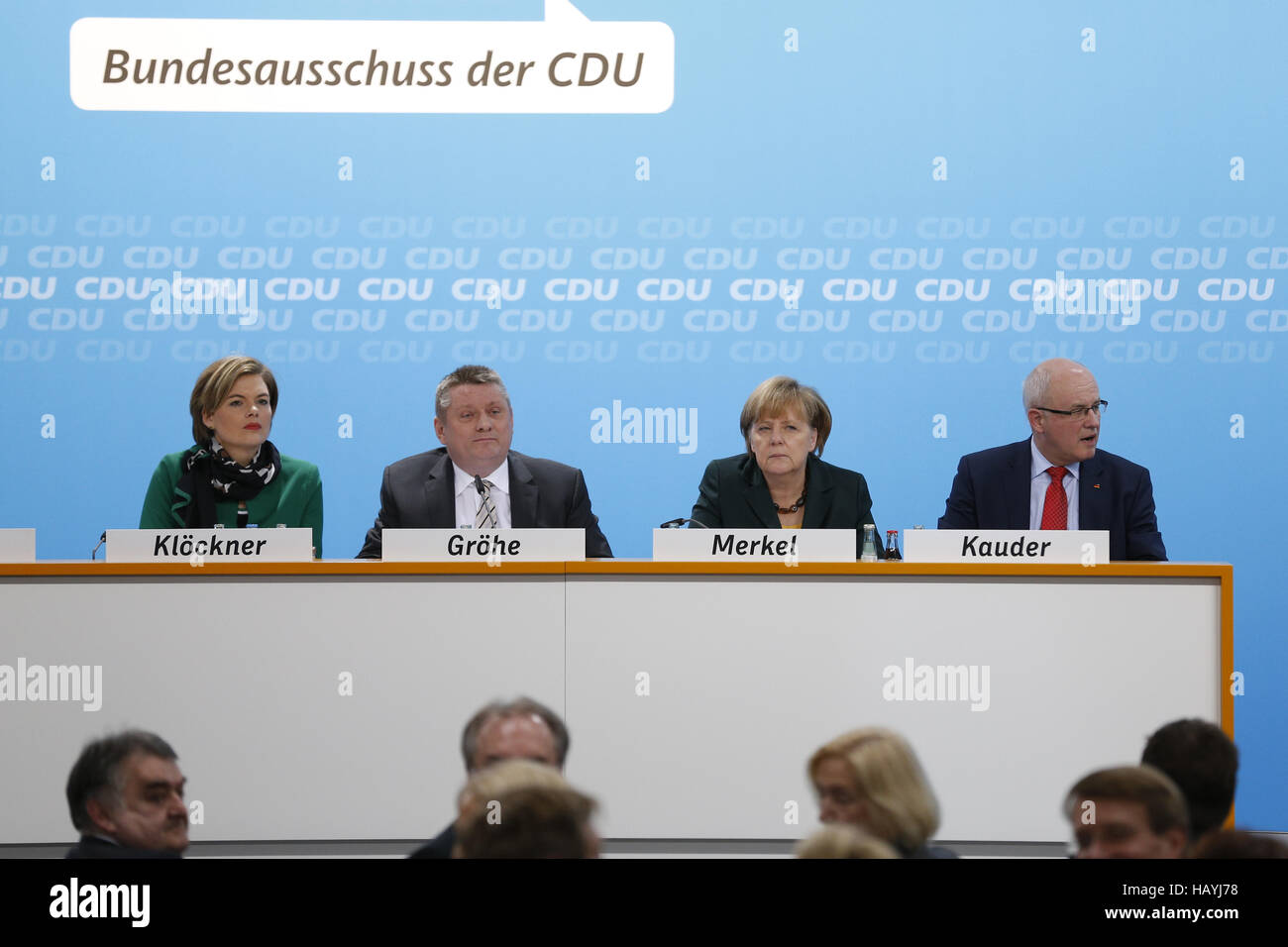 CDU dire sì alla coalizione di contratto. Foto Stock