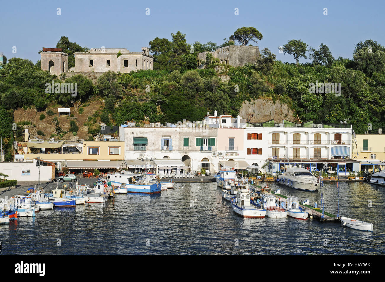 Ischia Porto, porto, Campania, Italia Foto Stock
