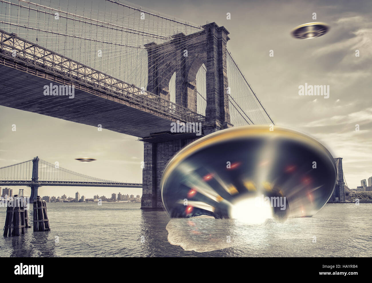UFO Foto Stock