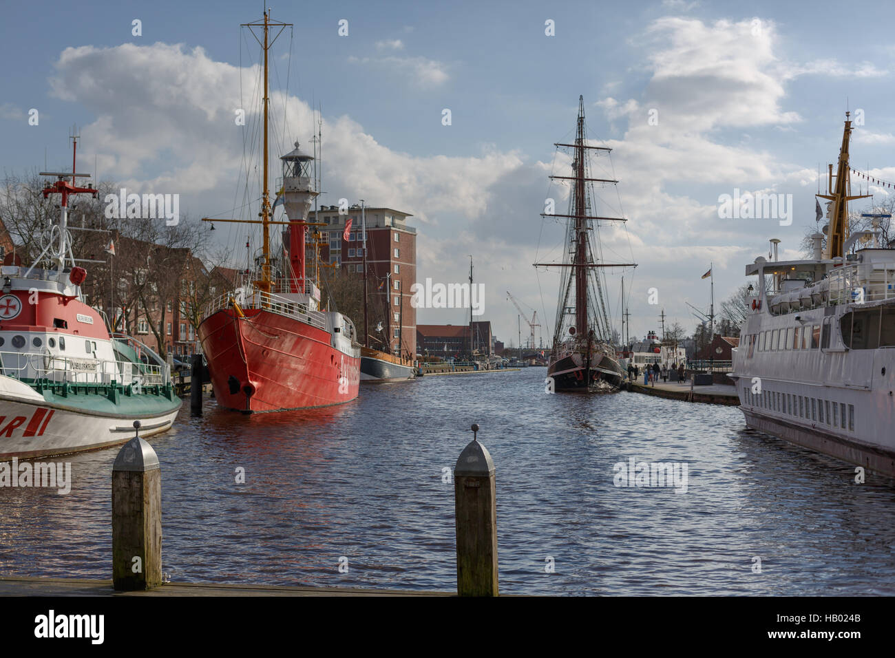 Ratsdelft a Emden Foto Stock