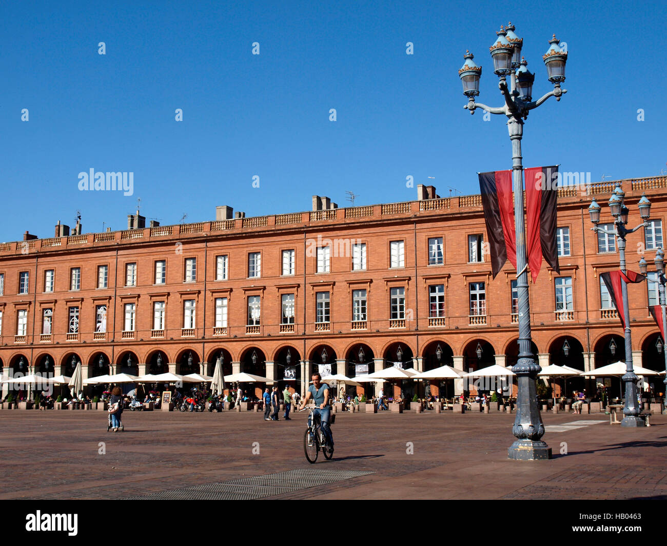 Place du Capitole di Tolosa, Haute-Garonne, Occitanie, Francia Foto Stock