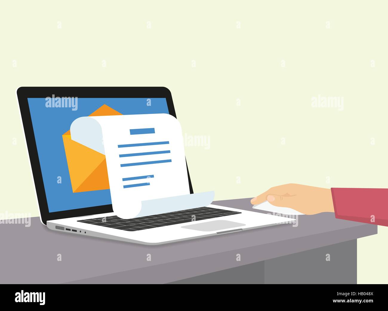 Newsletter Illustrazione Vettoriale