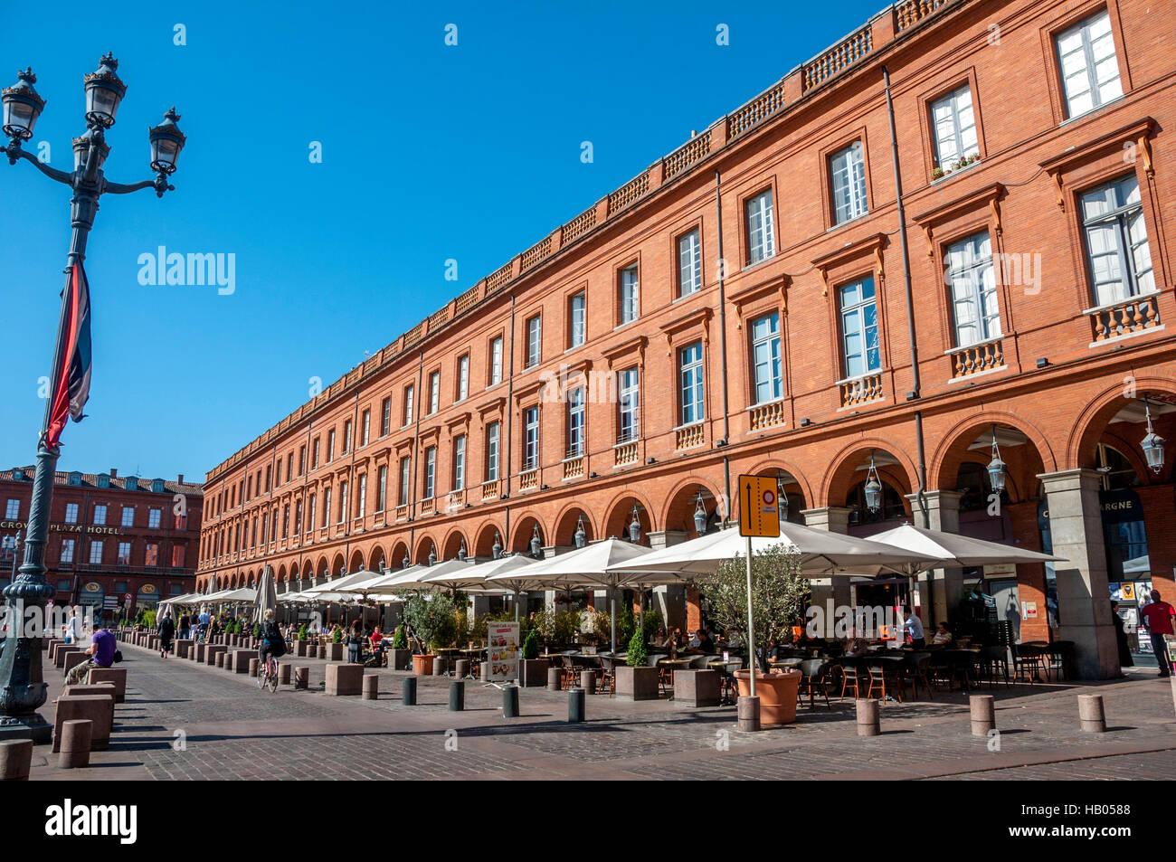 Place du Capitole di Tolosa, Haute-Garonne, Occitanie, Francia Foto Stock