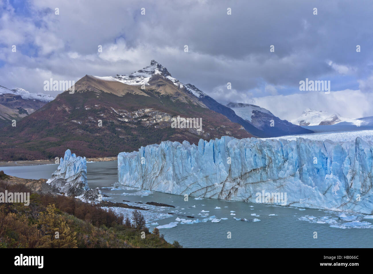 La Patagonia Ghiacciaio Perito Moreno Foto Stock