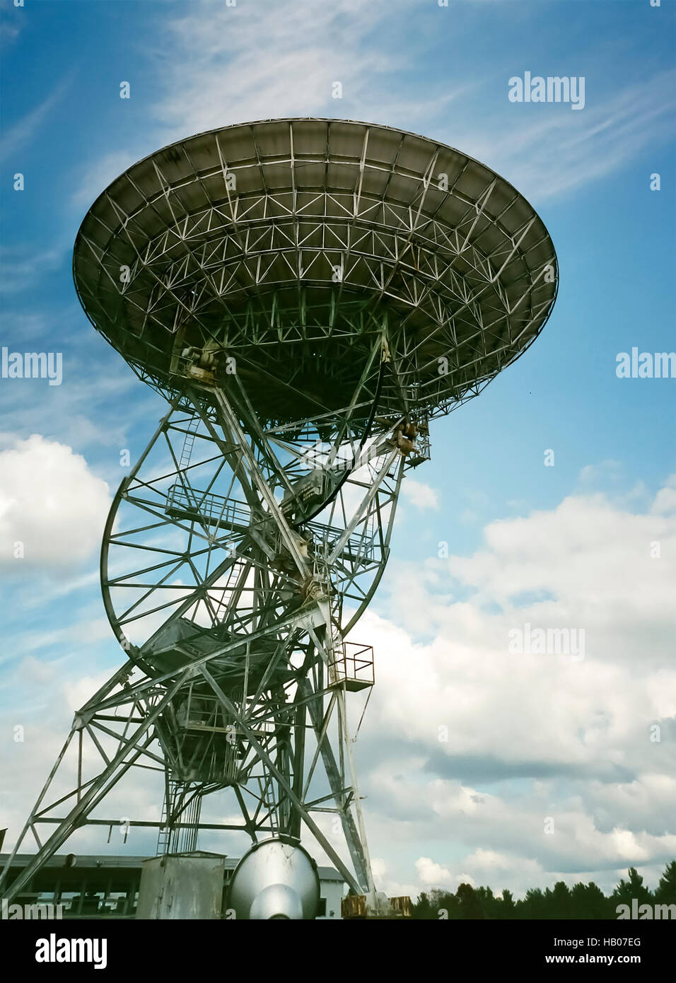 45 piedi telecope presso la Banca Verde National Radio Astronomy Observatory, West Virginia. Foto Stock