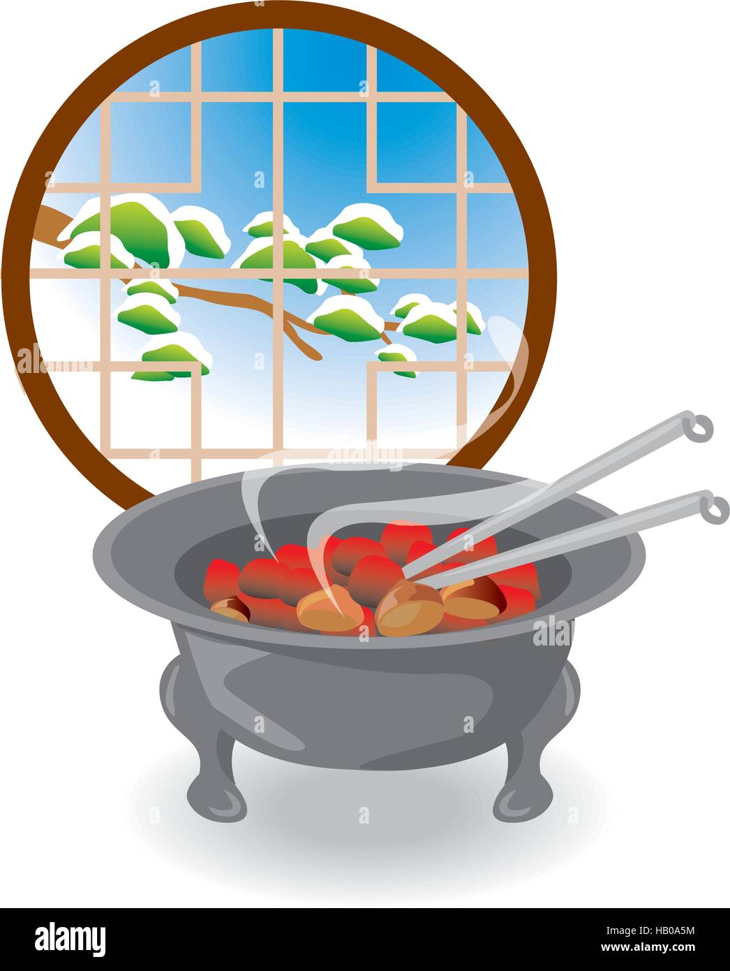 Illustrazione e pittura dipinti Illustrazione Vettoriale