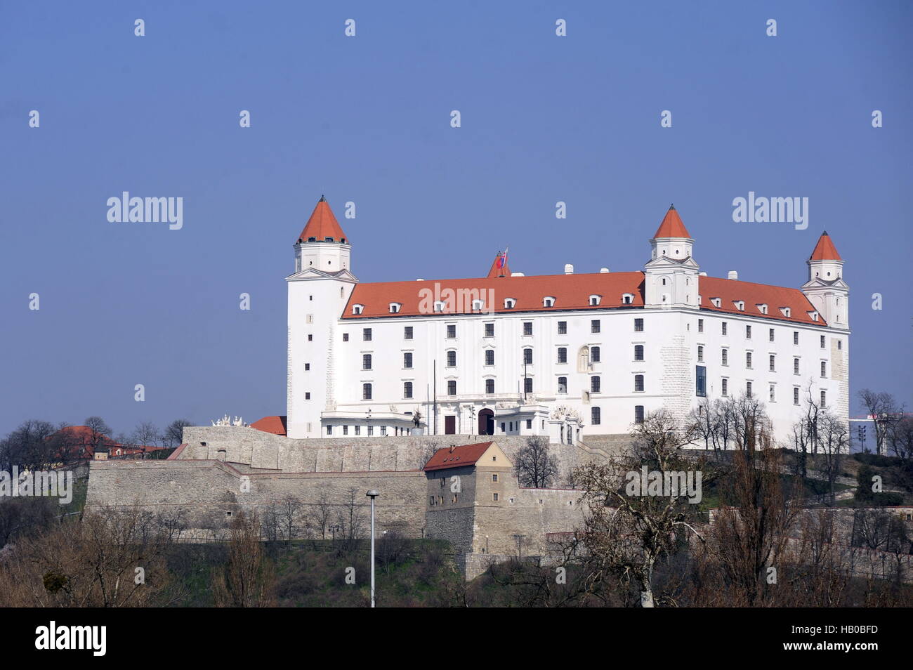 Il castello di Bratislava Foto Stock