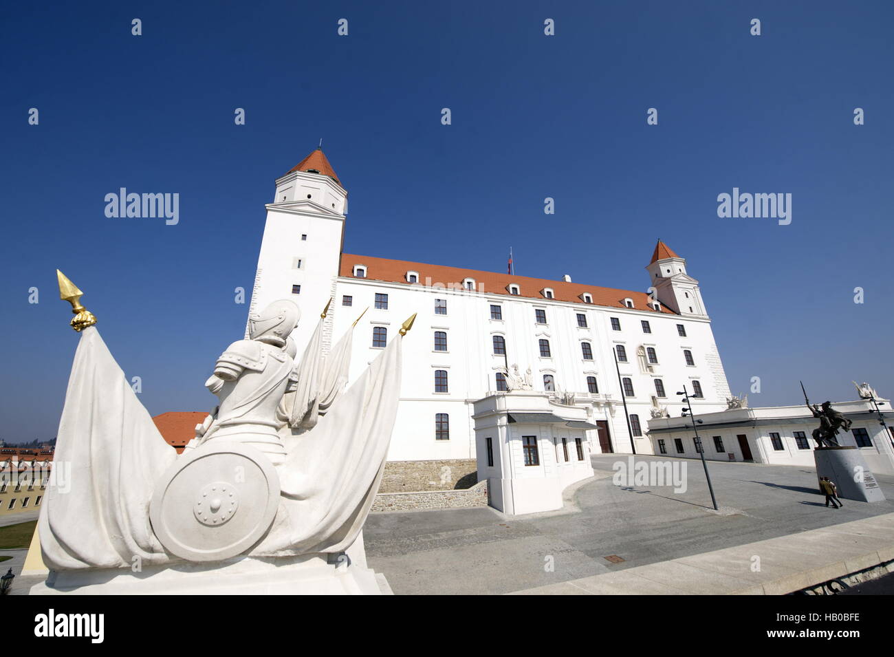 Il castello di Bratislava Foto Stock