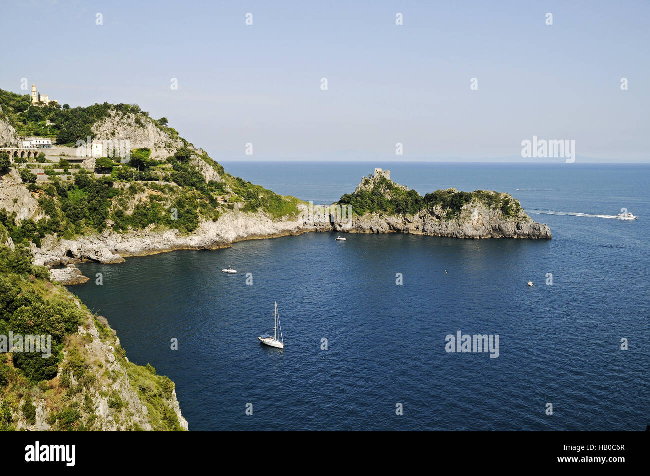 La Grotta dello Smeraldo, Costiera Amalfitana, Italia Foto Stock