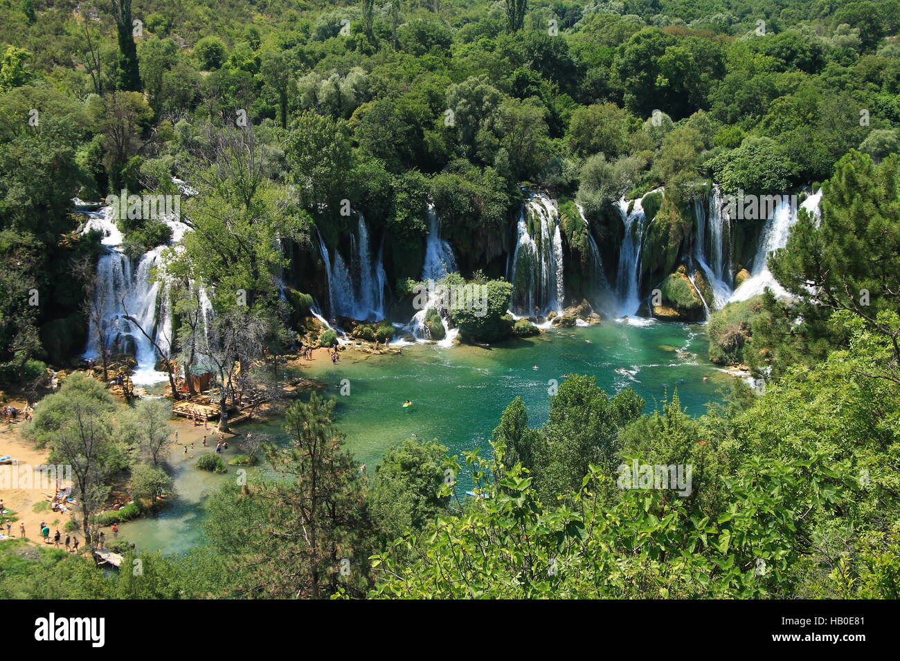 Cascate Di Kravice E Fiume Trebizat In Bosnia Ed Erzegovina Foto Stock Alamy