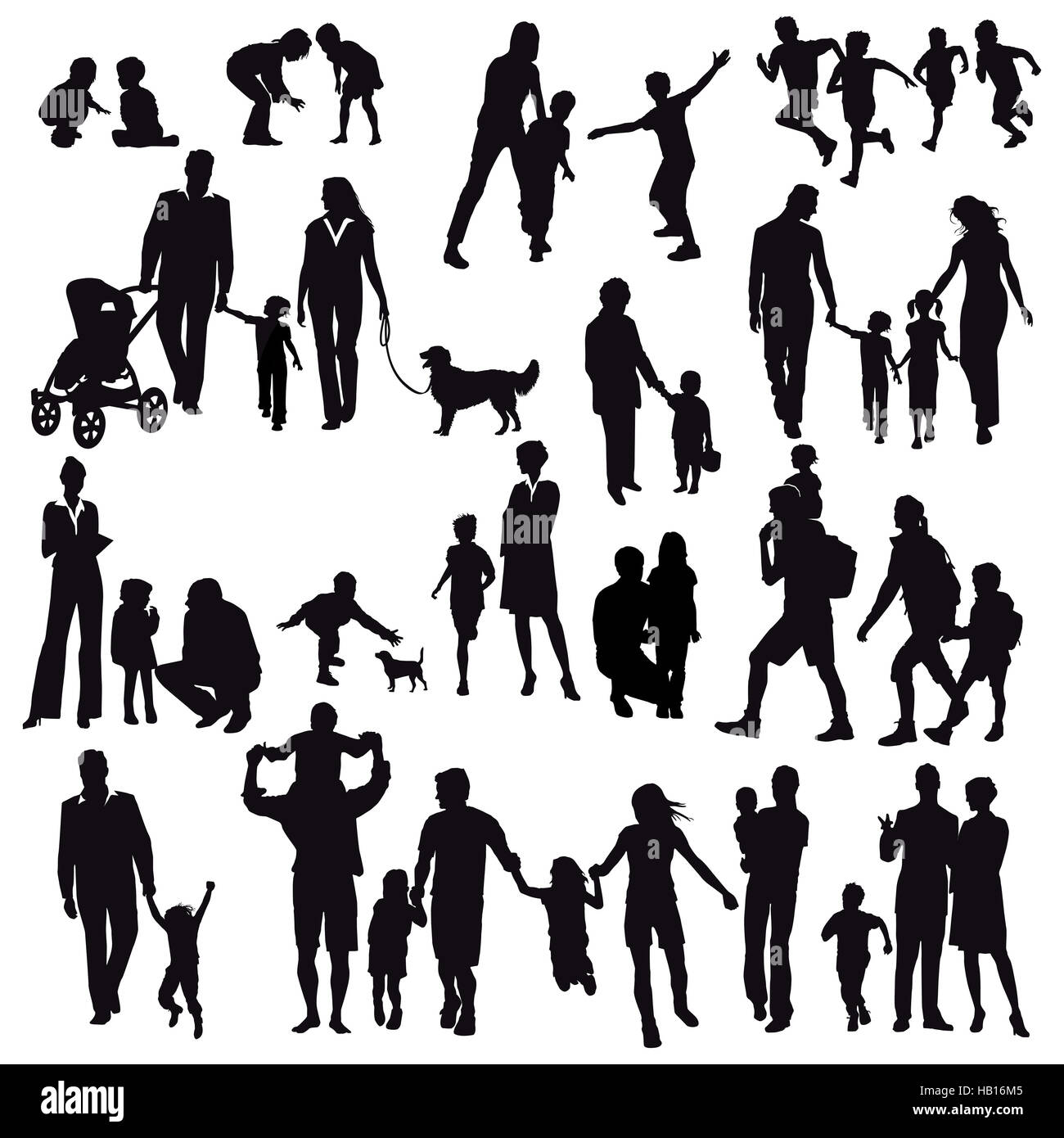 Vita familiare Foto Stock