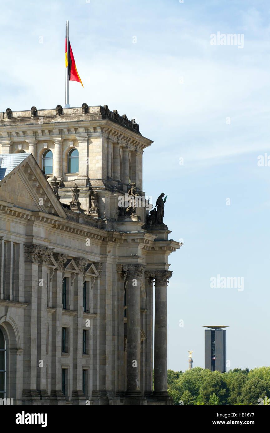 Edificio del Reichstag 001. Berlin Foto Stock