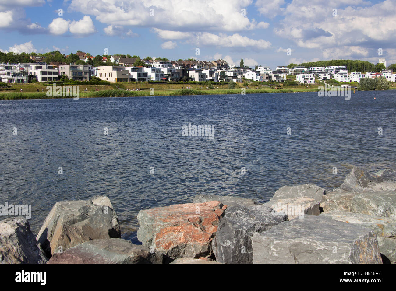 Lago di Phoenix Dortmund Foto Stock