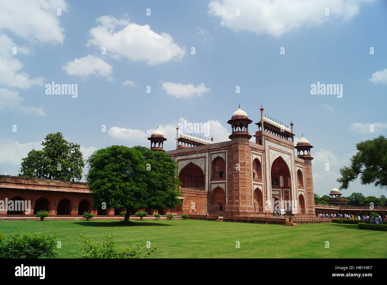 Taj Mahal Gateway : architettura indiana Foto Stock