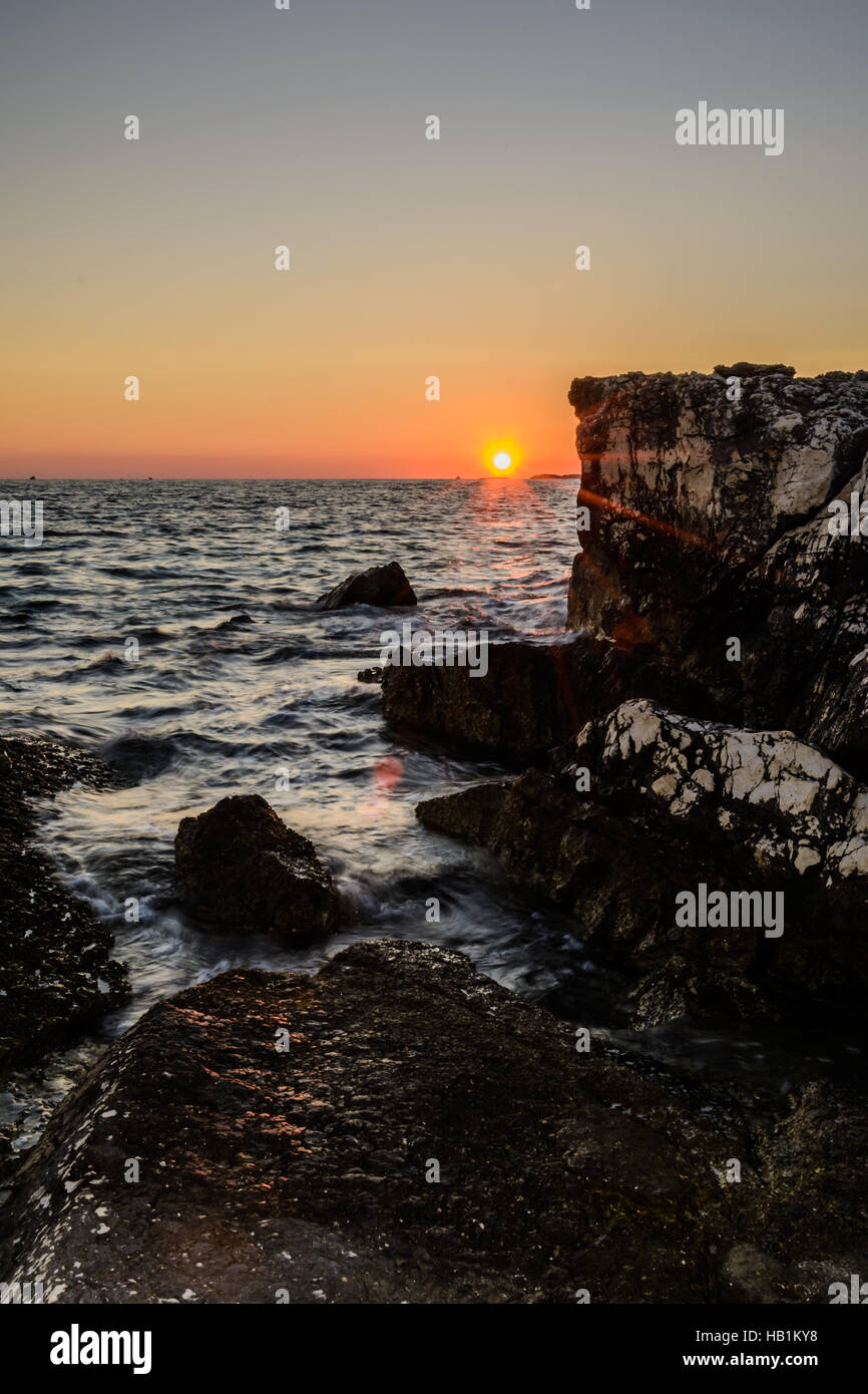 Sonnenuntergang in balla Foto Stock