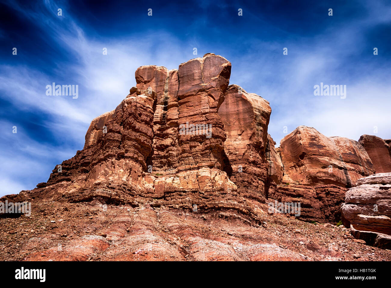 Canyonlands nationalpark paesaggi in Utah Foto Stock