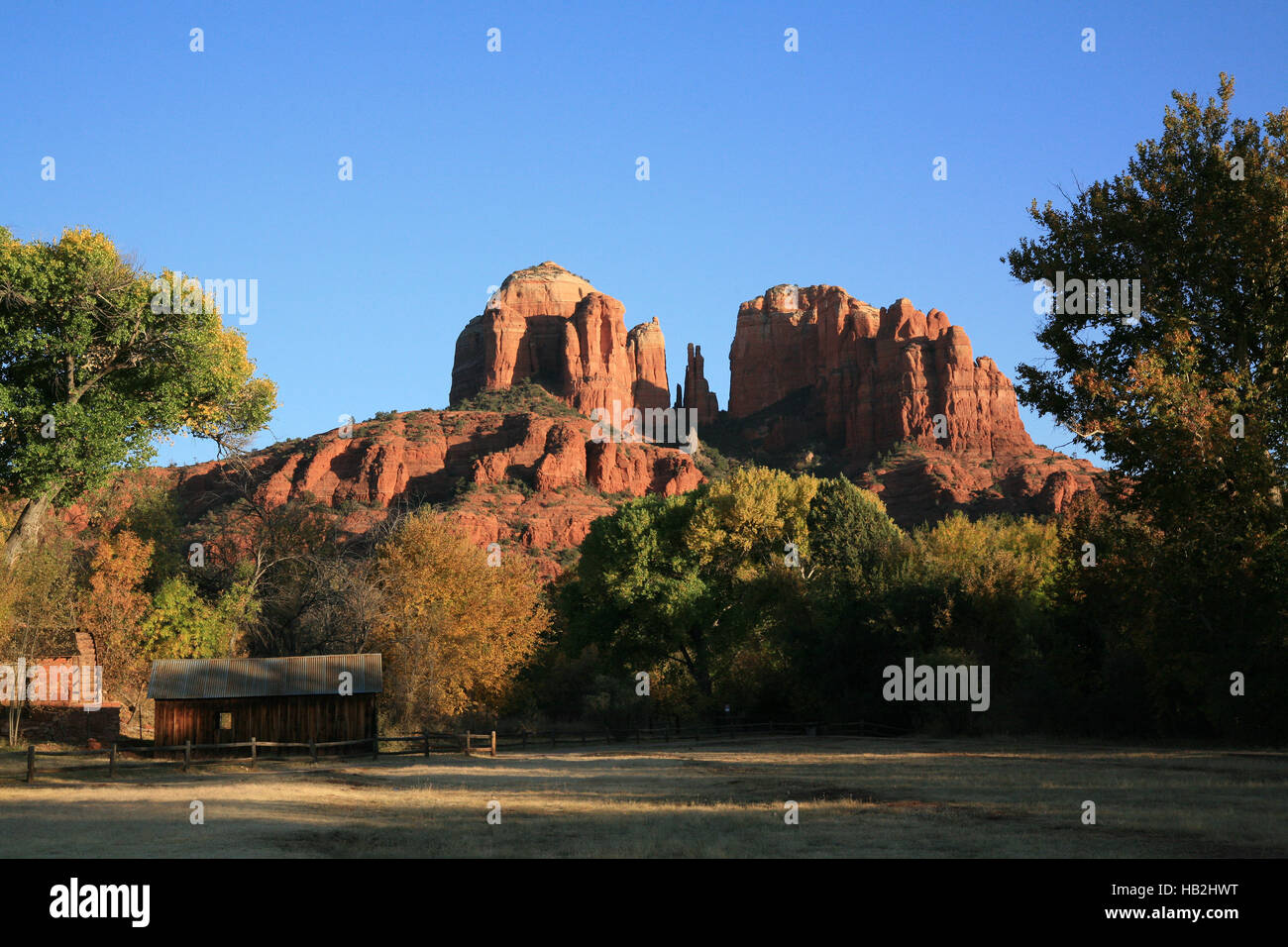 Cattedrale Rock a Sedona, in Arizona, Stati Uniti d'America Foto Stock