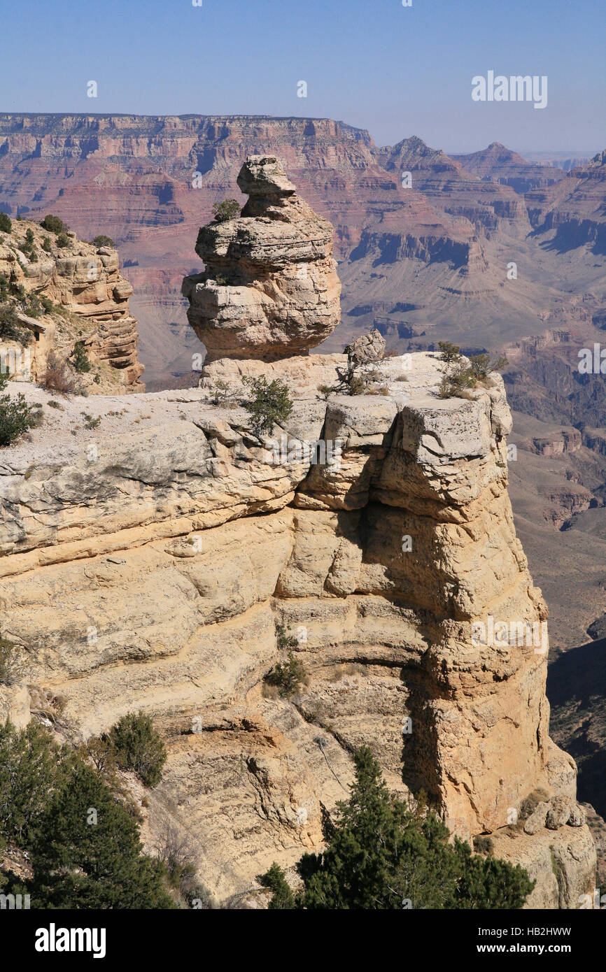 Grand Canyon tipicamente Foto Stock