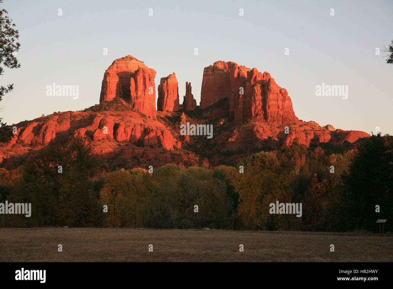 Cattedrale Rock a Sedona, in Arizona, Stati Uniti d'America Foto Stock