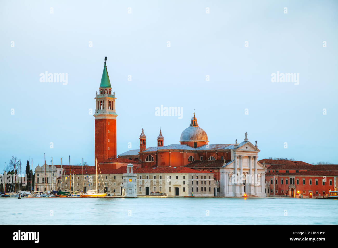 Basilica di San Giorgio Maggiore a Venezia Foto Stock