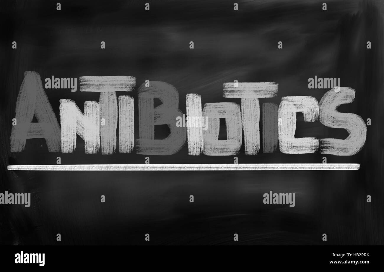 Concetto di antibiotici Foto Stock