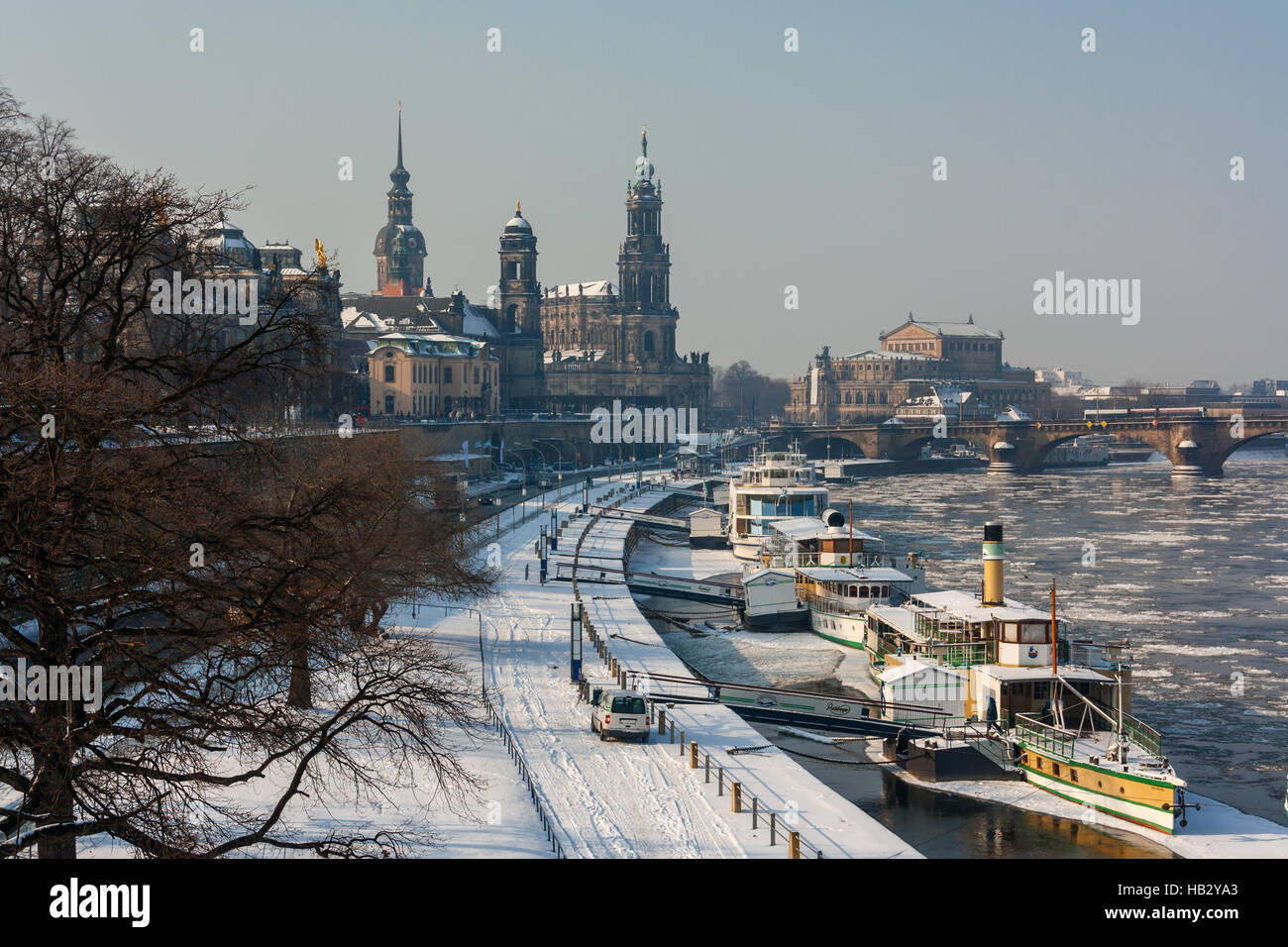 Dresda Foto Stock