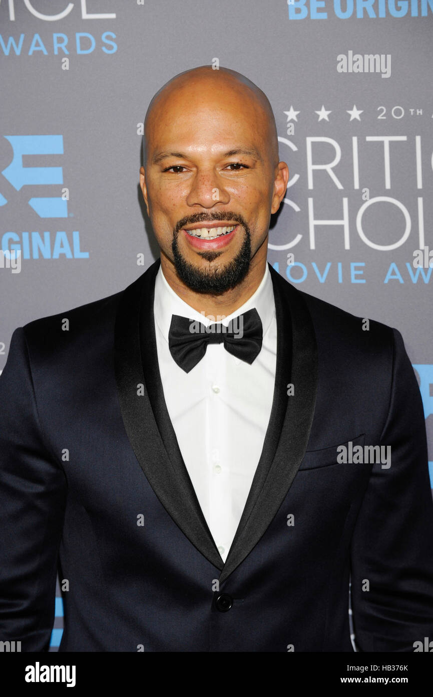 Comune assiste il ventesimo Critics' Choice Movie Awards a Hollywood Palladium on gennaio 15, 2015 in Hollywood, la California. Foto Stock